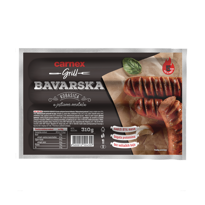 Bavarska kobasica 310g
