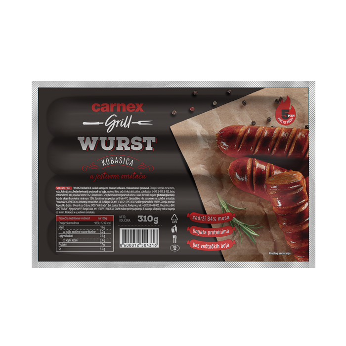 Wurst kobasica 310g