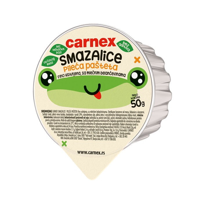 Carnex Smazalice pileća pašteta 50 g