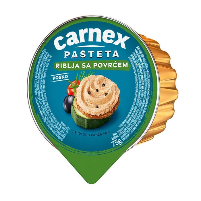 Riblja pašteta sa povrćem 75 g