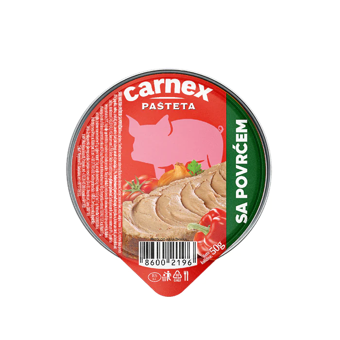 pasteta sa povrćem 50g carnex