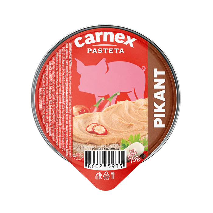 pikant pasteta carnex