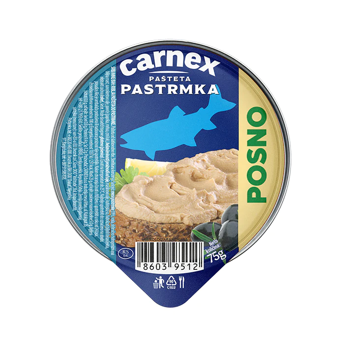 riblja pasteta od pastrmke carnex
