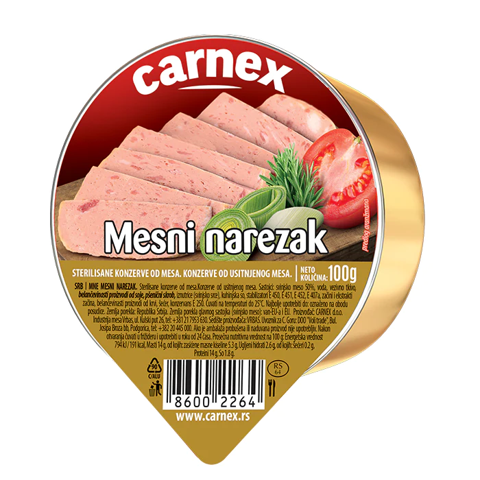 mesni narezak 100g carnex