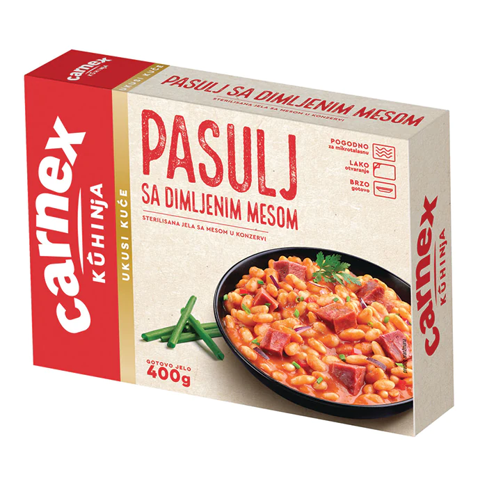pasulj sa dimljenim mesom carnex