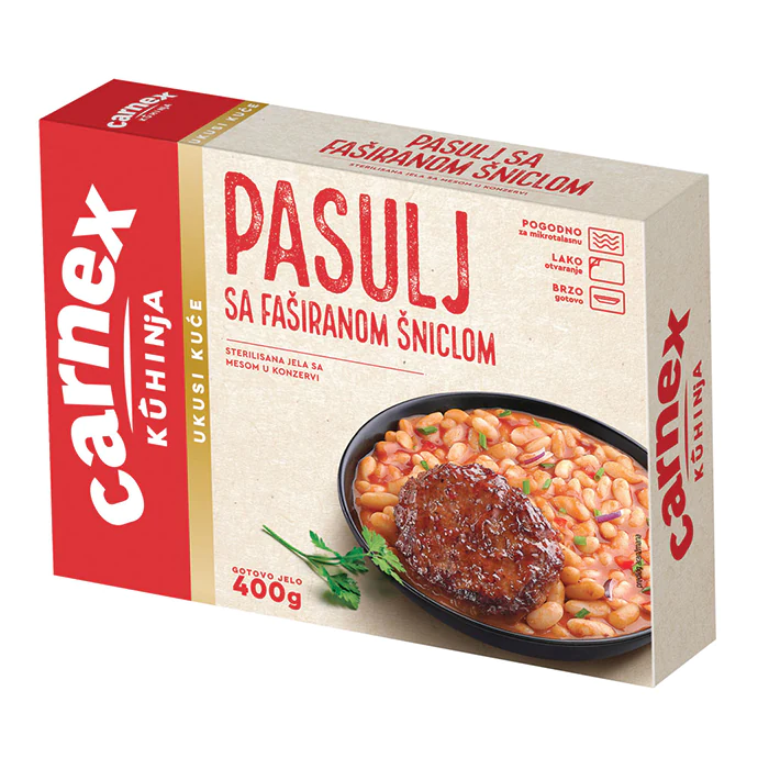 pasulj sa fasiranom sniclom carnex